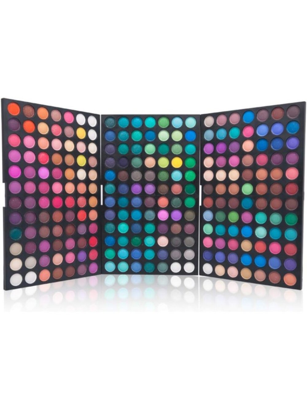 Vibrant 252-Color Eyeshadow Palette - Matte & Shimmer Blendable Eye Makeup